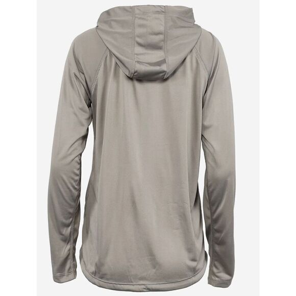 Under Armour Women's gray Heatgear Velocity Twist Hoodie-women’s medium-NWT - Picture 10 of 11